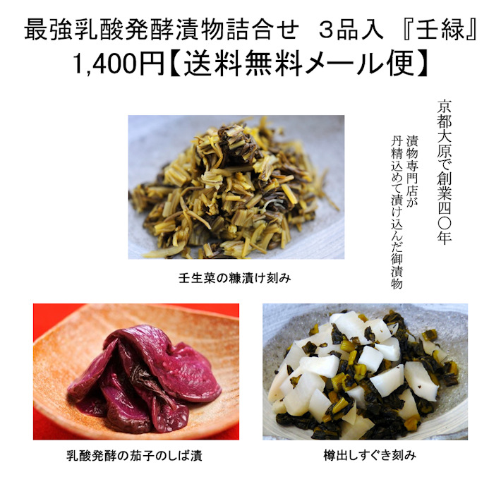 最強乳酸発酵3品『壬緑』 710